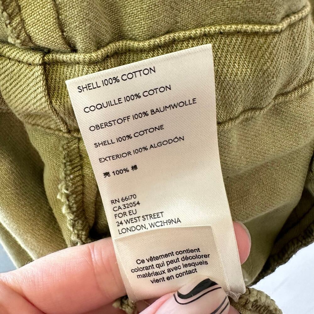 Free People Women's Military Utility Jacket Green XS Casual Winter Coat - Picture 5 of 5